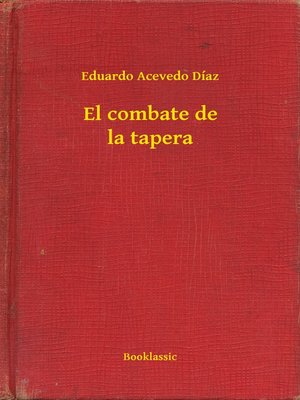 cover image of El combate de la tapera